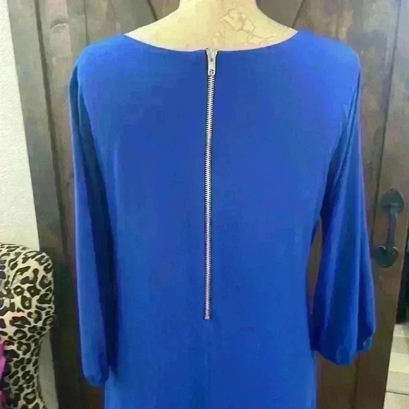 Donna Rocco New York, Size 14..3/4 Sleeve W/Back Silver Zipper exposed Detail. - Picture 5 of 10